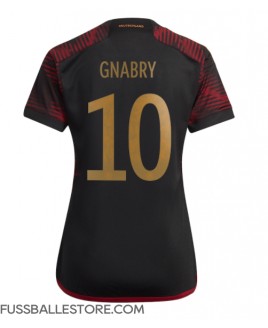 Günstige Deutschland Serge Gnabry #10 Auswärtstrikot Damen WM 2022 Kurzarm
